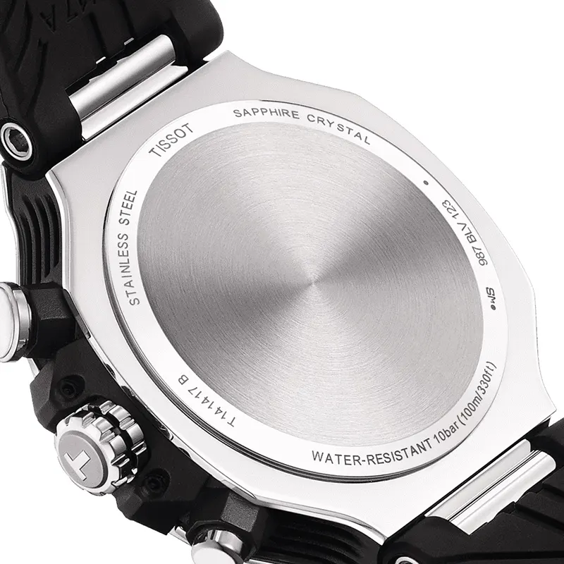 Tissot T-Race Swiss White Chronograph Dial Sporty Men’s Watch- T141.417.17.011.00